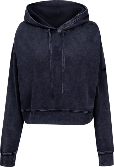 Johnson C. Smith University Women's Crop Hooded Sweatshirt