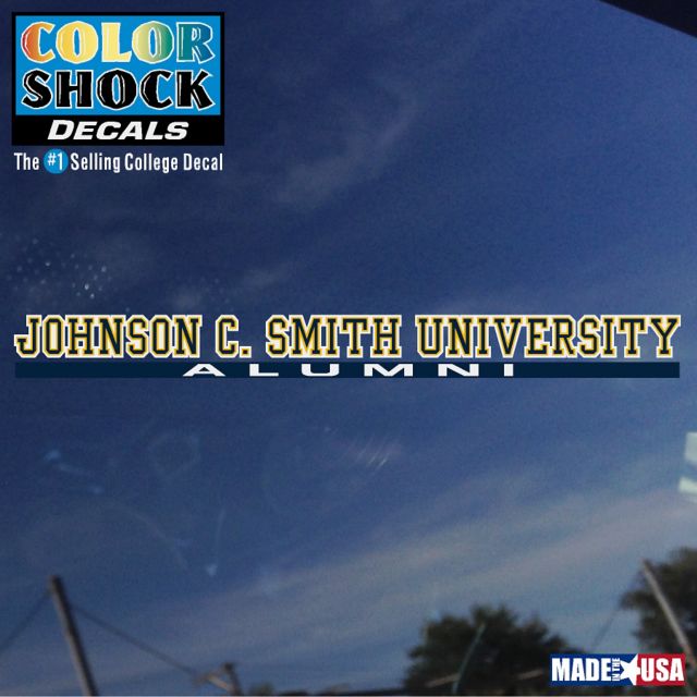 Johnson C. Smith University Strip Decal
