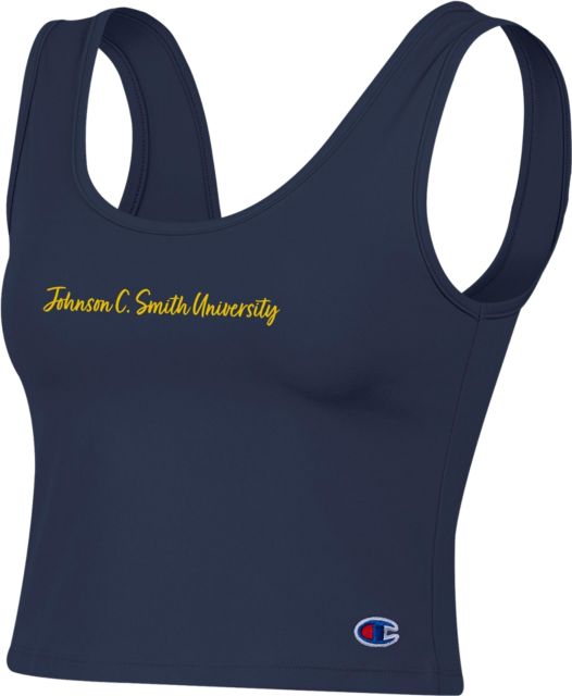 Johnson C. Smith University Women's Scoop Neck Crop Tank Top