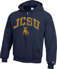 Johnson C. Smith University Full Zip Hooded Sweatshirt