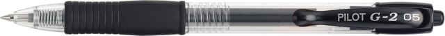 G2 GELROLLING BALL PEN RETRACTABLE EXTRA FINE BLACK