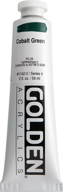 Heavy Body Acrylic Cobalt Green 2 oz
