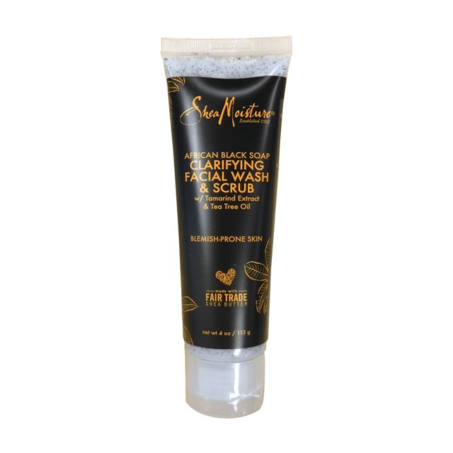 SHEAMOIST BLK SOAP FACE WASH 4OZ