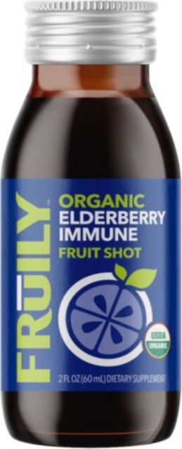 Fruily Elderberry Organic Immune Juice Shot 2 fl oz.