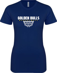 Johnson C Smith Next Level Ladies SoftStyle Junior Fitted Tee Basketball - ONLINE ONLY