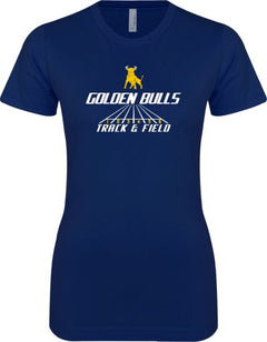 Johnson C Smith Next Level Ladies SoftStyle Junior Fitted Tee Track and Field - ONLINE ONLY